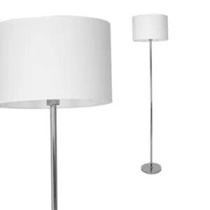 Milagro ML6376 CASINO WHITE/CHROME подова лампа 1xE27