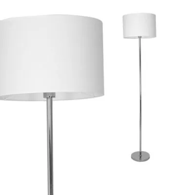 Milagro ML6376 CASINO WHITE/CHROME подова лампа 1xE27
