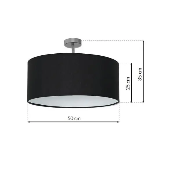 Milagro ML6379 CASINO BLACK/CHROME Плафониера 1xE27