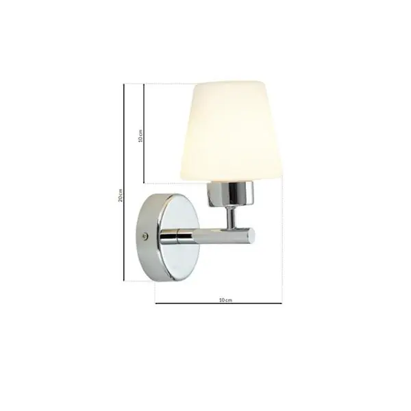 Milagro ML6383 Kinkiet LEE CHROME 1xG9