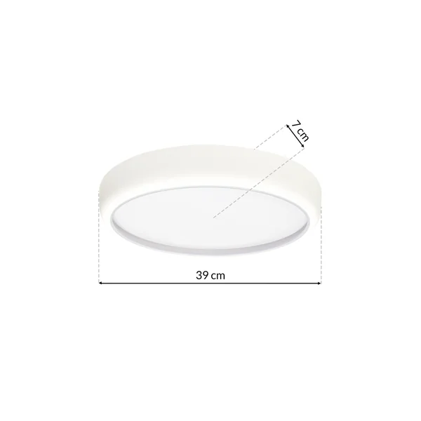 Milagro ML6393 GEA WHITE 36W LED Плафониера Ø390 мм