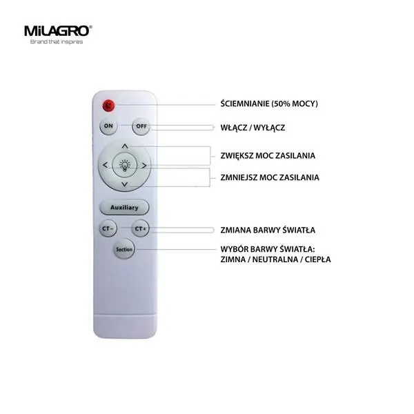 Milagro ML6398 BONO 36W LED Плафониера Ø390 мм
