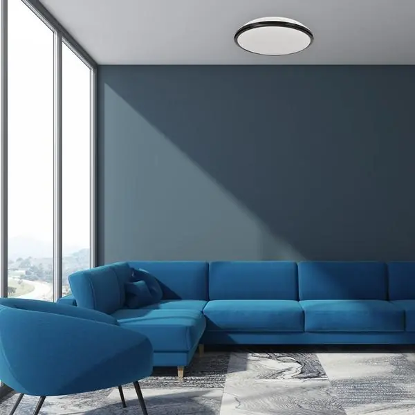 Milagro ML6402 LED Плафон TERMA BLACK 18W IP44 Ø280 мм