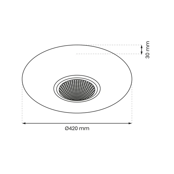 Milagro ML6405 Плафон VELA SMART Ø420 mm 24W LED RGB