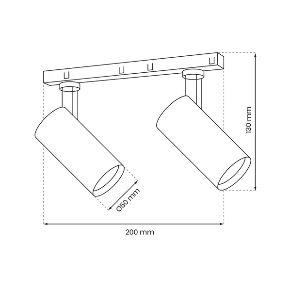 Milagro ML7155 МАГНИТНА ПИСТА 2x10W LED 4000K