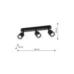 Milagro ML7644 Спот PORTER 3XGU10 IP44
