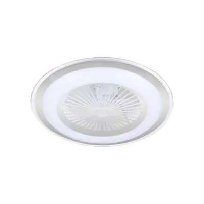Milagro ML8503 Plafoniera LED ZONDA SILVER 48W z wentylatorem
