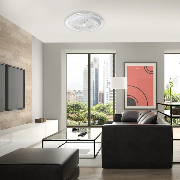 Milagro ML8504 ZONDA WHITE 48W LED плафон с вентилатор