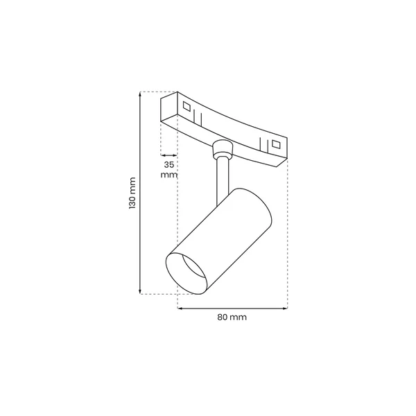 Milagro ML8695 КРЪГЛА МАГНИТНА ПИСТА 7W 3000K за диам. 600 мм