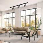 Milagro ML8721 Комплект шини 3xPipe Ring GU10 + водач 1 5m - черен