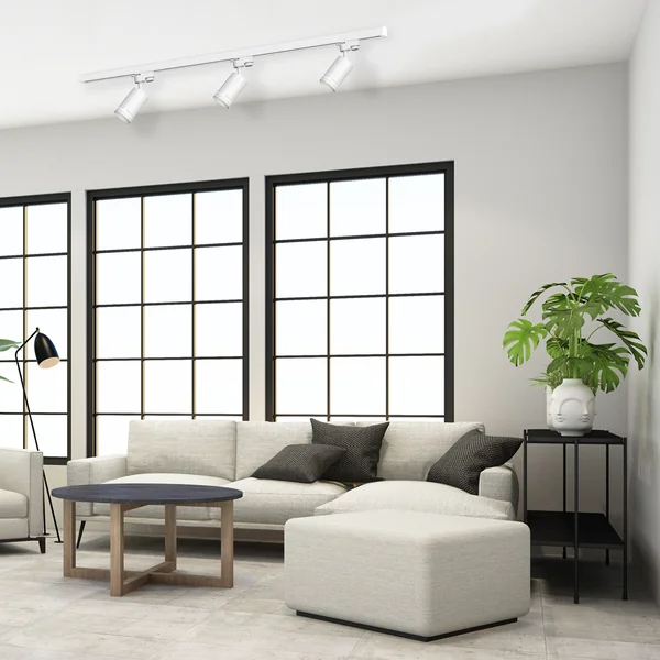 Milagro ML8722 Комплект шини 3xPipe Ring GU10 + Водач 1 5m - Бял