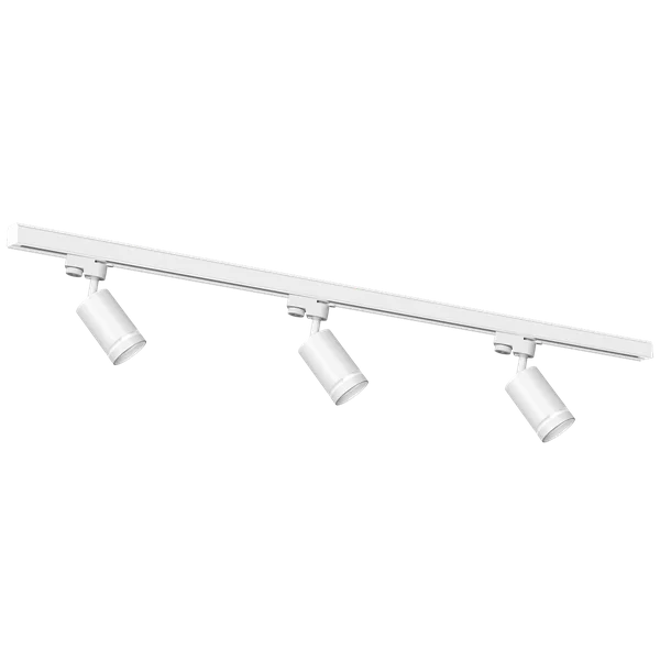 Milagro ML8722 Комплект шини 3xPipe Ring GU10 + Водач 1 5m - Бял