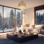 Milagro ML8806 Кристален Плафон MADISON GOLD 9xE14
