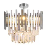 Milagro ML8809 Кристален Плафон ASPEN CHROME 6xE14