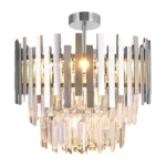 Milagro ML8809 Кристален Плафон ASPEN CHROME 6xE14