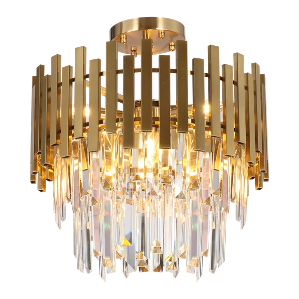 Milagro ML8810 Кристален Плафон ASPEN GOLD 6xE14