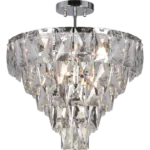 Milagro ML8811 Кристален Плафон CHELSEA CHROME 6xE14