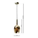 Milagro ML8815 Висяща лампа LUGANO GOLD 1xE14