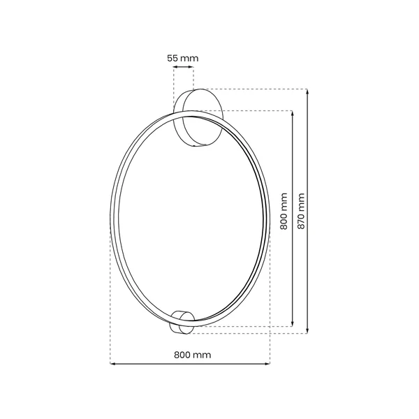 Milagro ML8861 LED плафон Saturno Gold 46W