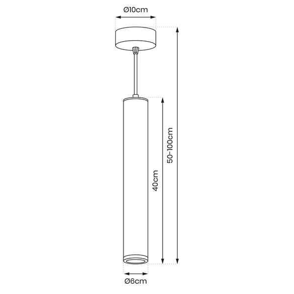Milagro ML8869 Висяща лампа PORTER WHITE 1xGU10