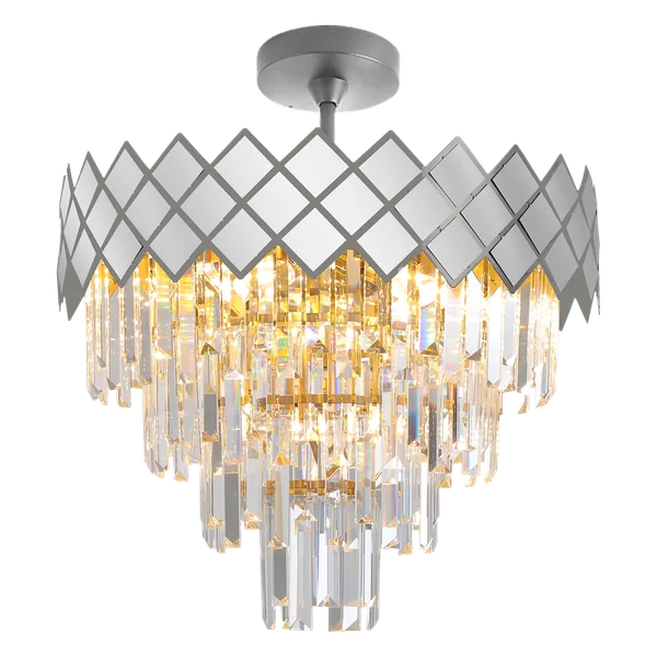 Milagro ML8888 Кристален Плафон CARISMA CHROME 9xE14