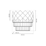 Milagro ML8890 Аплик CARISMA GOLD 2xE14