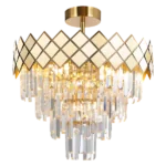 Milagro ML8891 Кристален Плафон CARISMA GOLD 9xE14