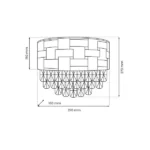 Milagro ML8893 Аплик LUXURIA 2xE14