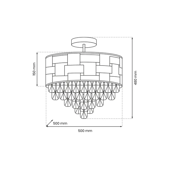 Milagro ML8894 Полилей LUXURIA 9xE14