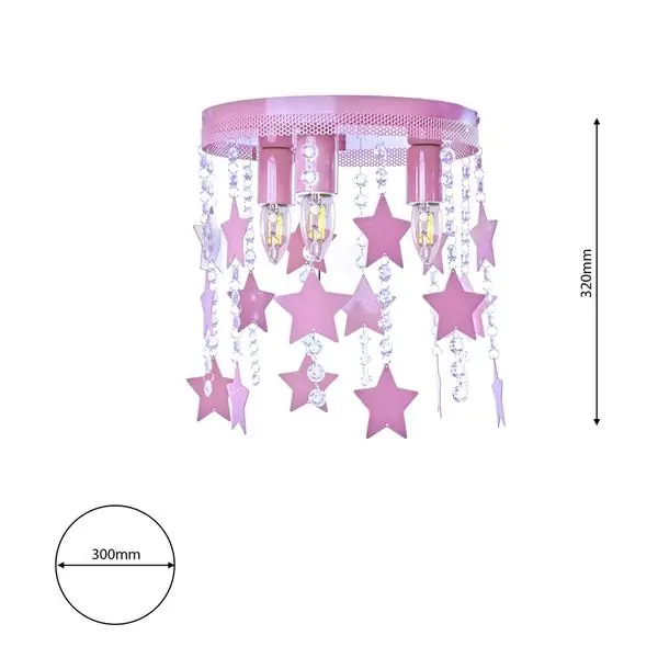 Milagro MLP1128 Аплик STAR 3xE27
