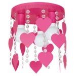 Milagro MLP1150 Плафон CORAZON PINK 3xE27