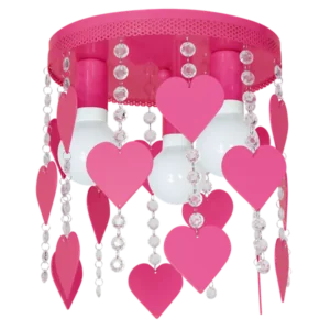 Milagro MLP1150 Плафон CORAZON PINK 3xE27