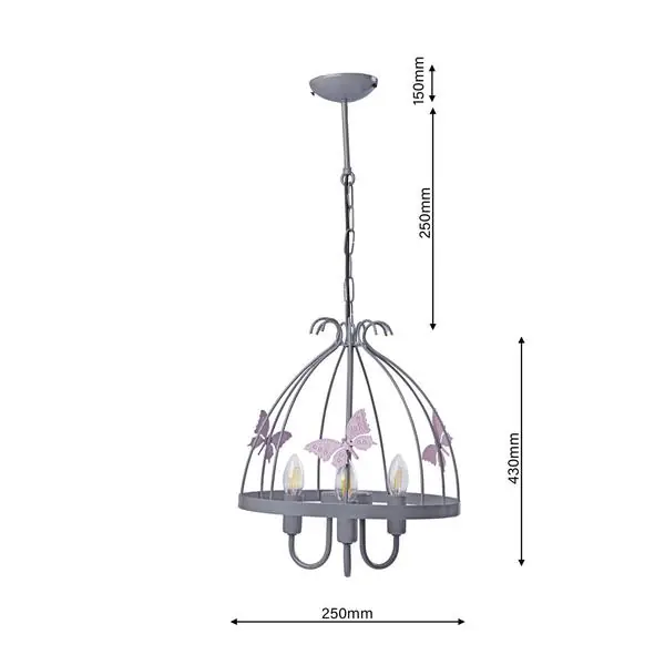 Milagro MLP1170 Полилей KAGO 3xE14