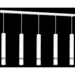 Milagro MLP1412 Висяща лампа JOKER WHITE/CHROME 5xGU10