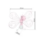 Milagro MLP3931 Аплик BUTTERFLY 2 PINK 1xE27