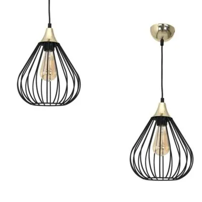 Milagro MLP4794 Висяща лампа KANE BLACK 1xE27