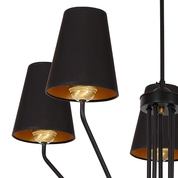 Milagro MLP4913 Полилей VICTORIA BLACK 5xE27
