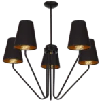 Milagro MLP4913 Полилей VICTORIA BLACK 5xE27