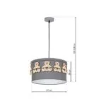 Milagro MLP4961 Висяща лампа BEAR 1xE27