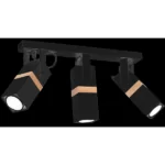 Milagro MLP5402 Спот VIDAR BLACK 3xGU10