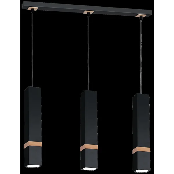 Milagro MLP5404 Висяща лампа VIDAR BLACK 3xGU10