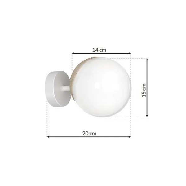 Milagro MLP5423 Аплик SFERA WOOD 1xE14