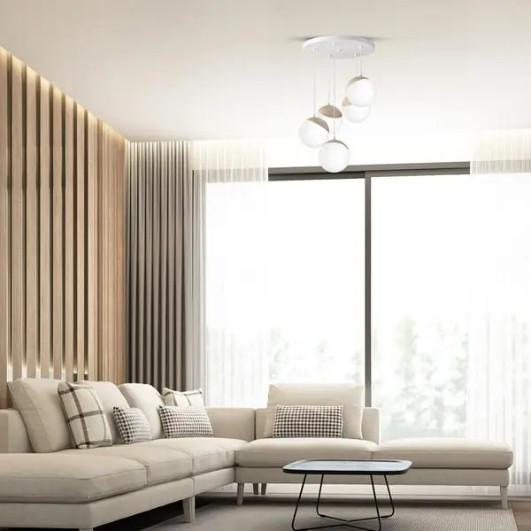 Milagro MLP5426 Висяща лампа SFERA WOOD 5xE14
