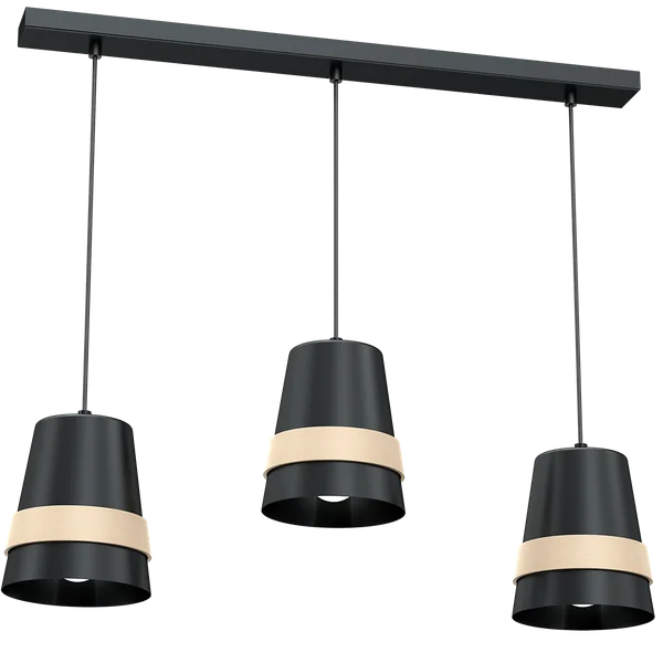 Milagro MLP5451 Висяща лампа VENEZIA BLACK 3xE27