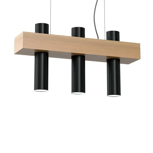 Milagro MLP5510 Висяща лампа WEST BLACK 3xGU10