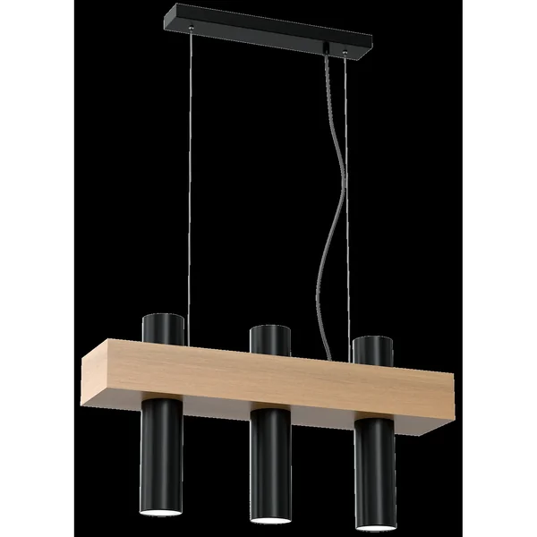 Milagro MLP5510 Висяща лампа WEST BLACK 3xGU10