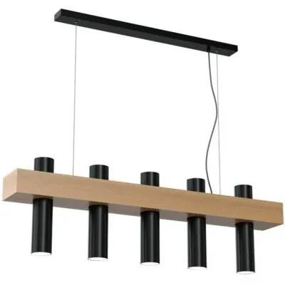 Milagro MLP5511 Висяща лампа WEST BLACK 5xGU10