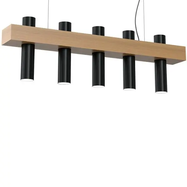 Milagro MLP5511 Висяща лампа WEST BLACK 5xGU10