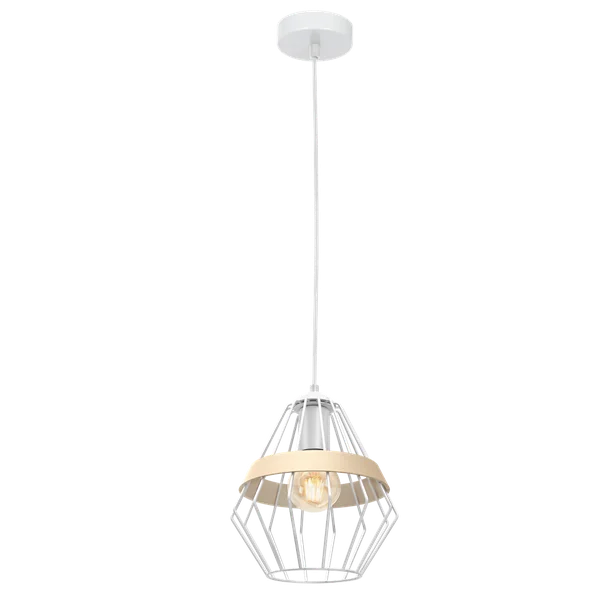Milagro MLP5518 Lampa wisząca CLIFF WHITE 1xE27