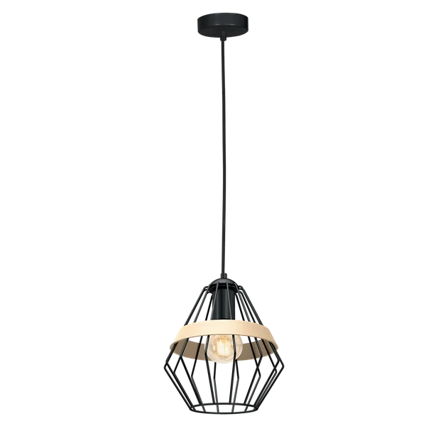 Milagro MLP5524 Висяща лампа CLIFF BLACK 1xE27
